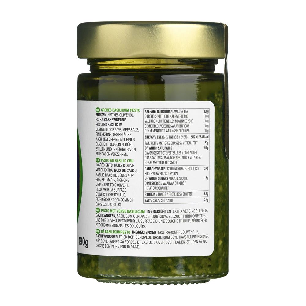 Raw Basil Pesto